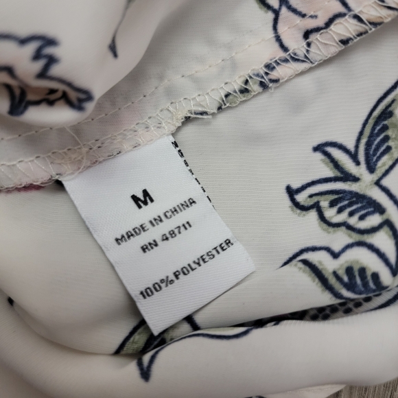 Ophelia Roe floral blouse size M - Picture 5 of 5